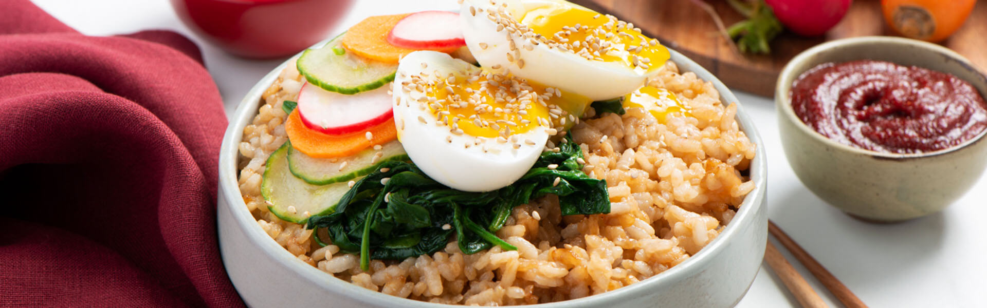 Korean-Inspired Bibimbap Rice Bowl