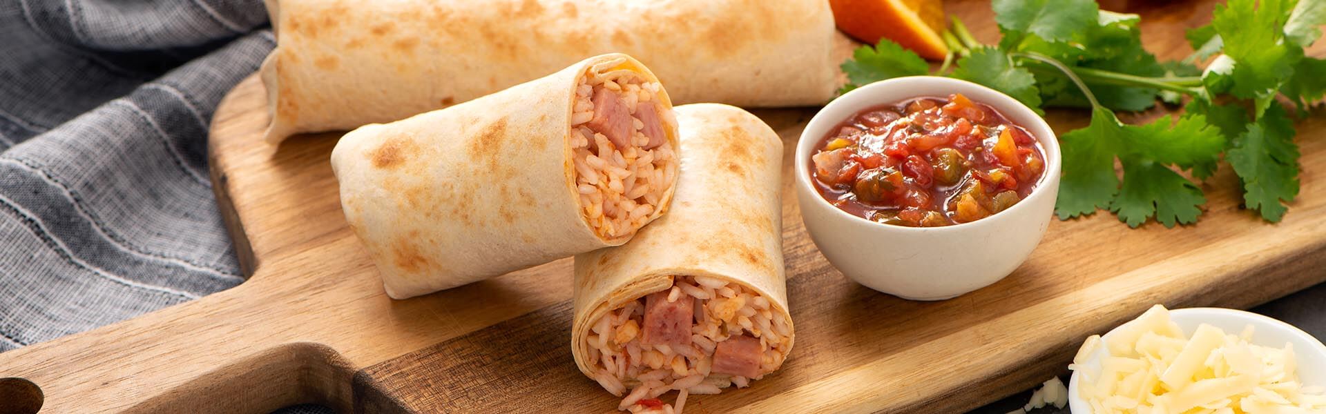 Wrap mexicano de desayuno