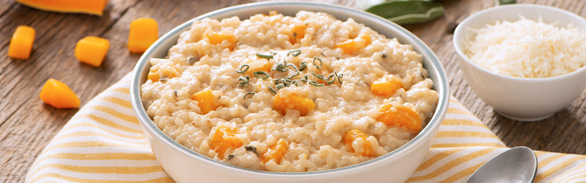 Risotto de calabaza asada