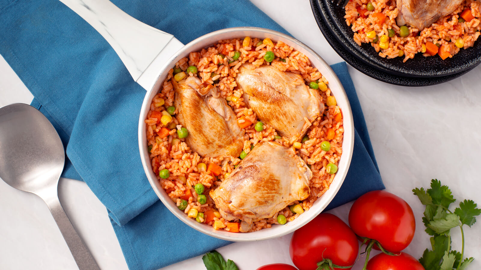 Arroz a la mexicana: arroz con pollo