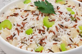 Pilaf Rice Mix with vegetables and spices