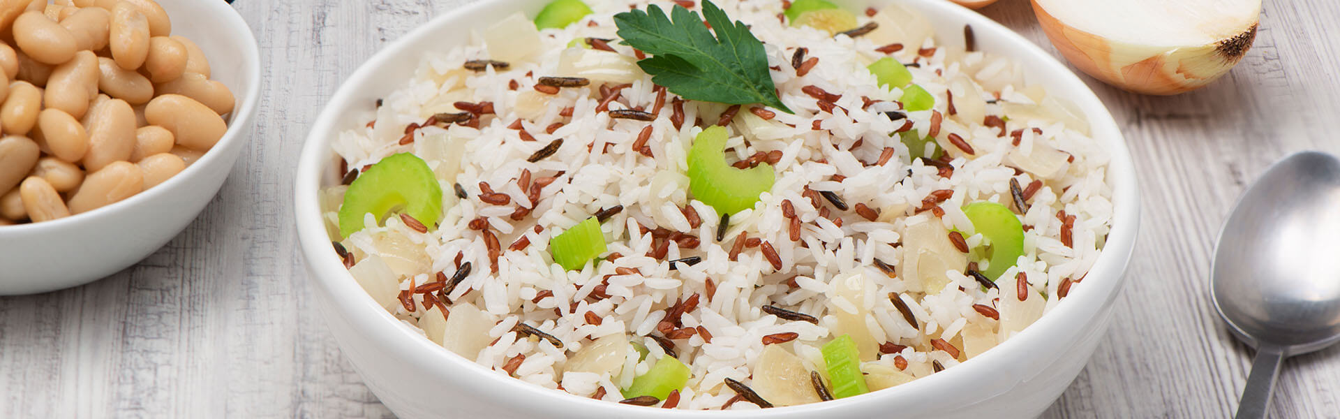 Pilaf Rice Mix with vegetables and spices