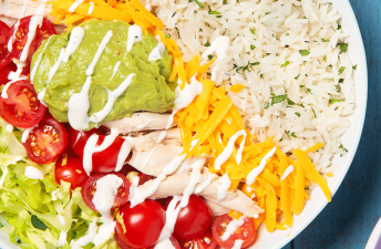 Chicken Burrito Rice Bowl