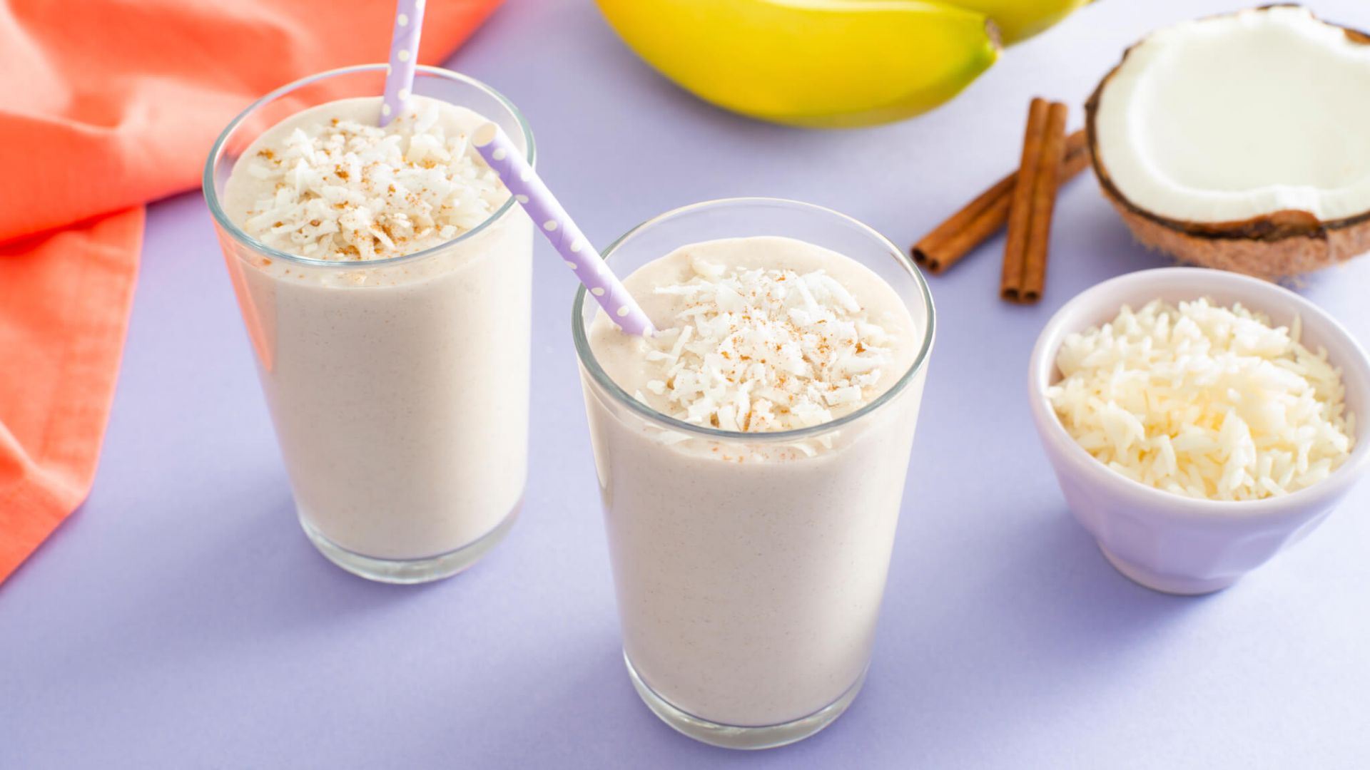 Bebida de pudín de arroz con coco