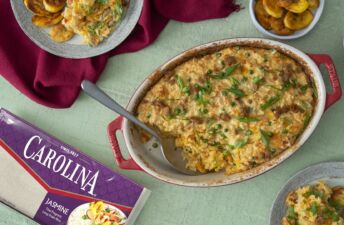 Tuna Casserole with Jasmine Rice and Canned Tuna