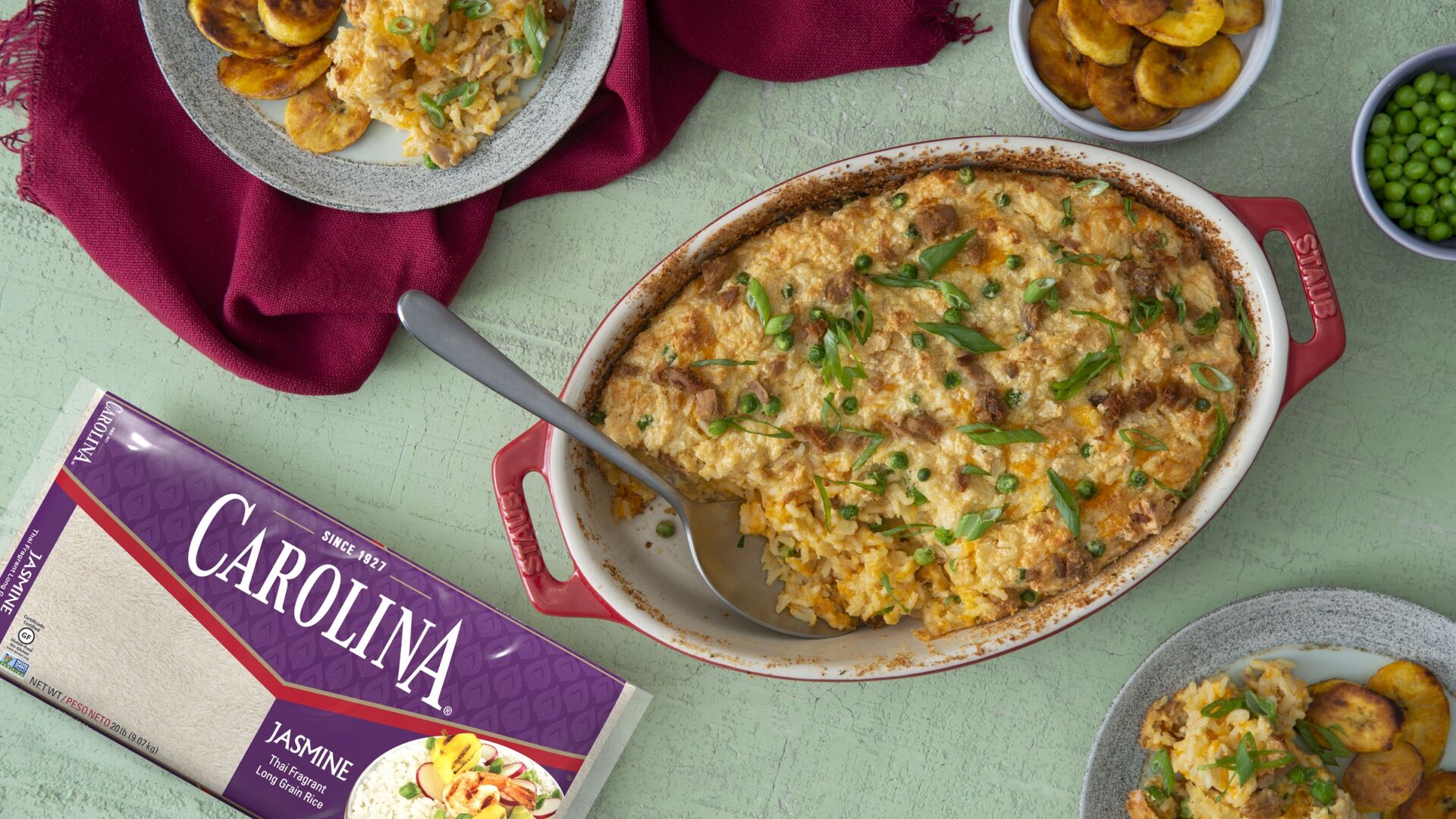 Arroz al horno con atún