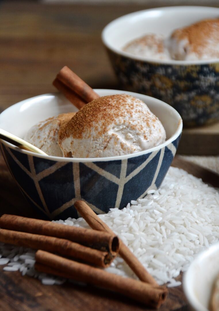 Helado de horchata