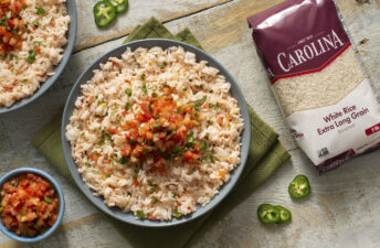 Pico de gallo rice pilaf with white rice