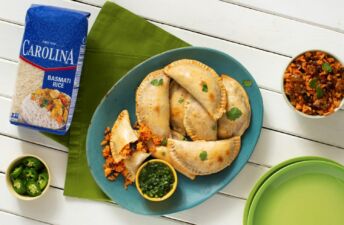 Chorizo and Basmati Rice empanadas