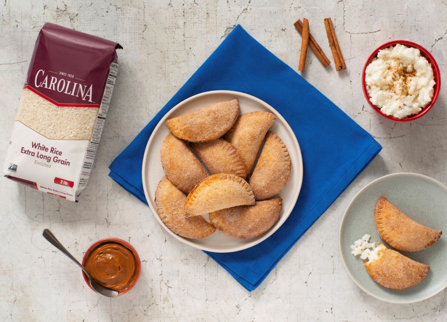 Empanadas de arroz con leche