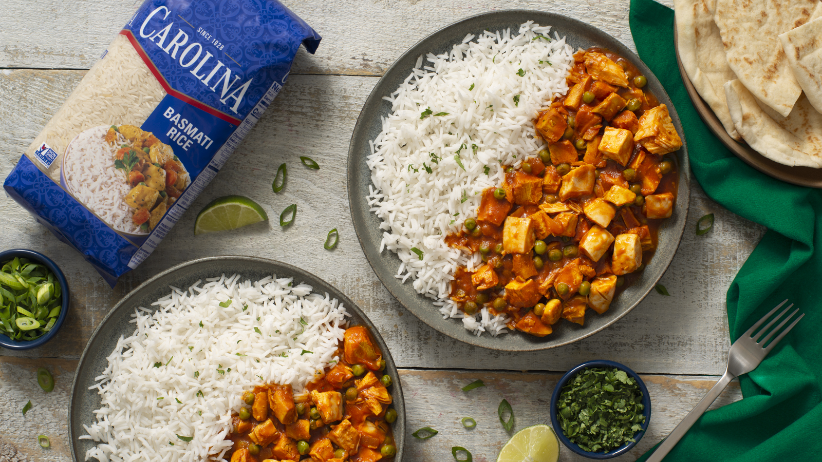 Chicken tikka Masala with Carolina Basmati Rice