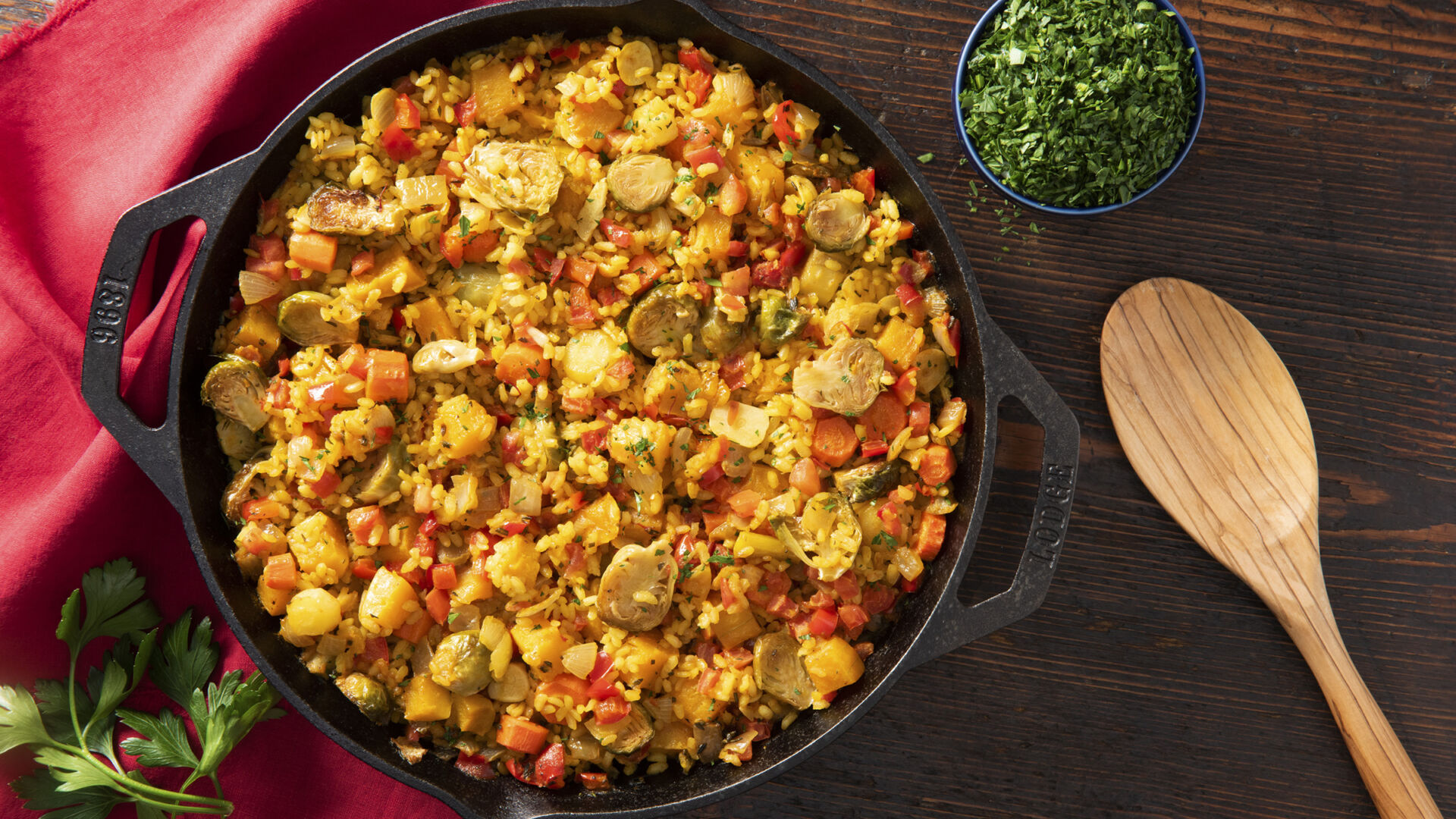 Roasted Harvest Veggie Paella