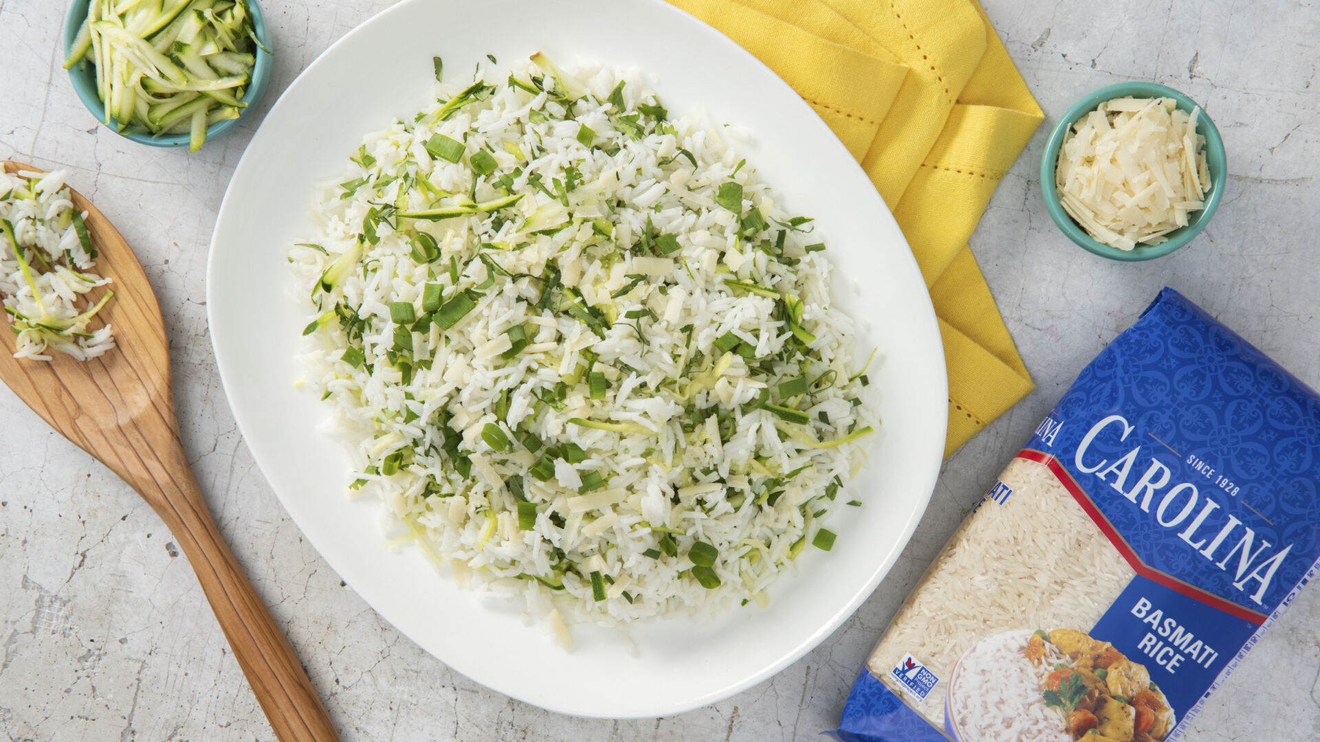 Zucchini Rice with basmati