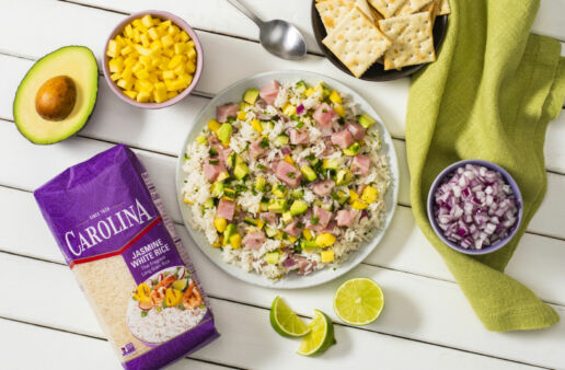 ceviche-with-avocado-tuna-lime-cilantro-cucumber-and-jasmine-rice