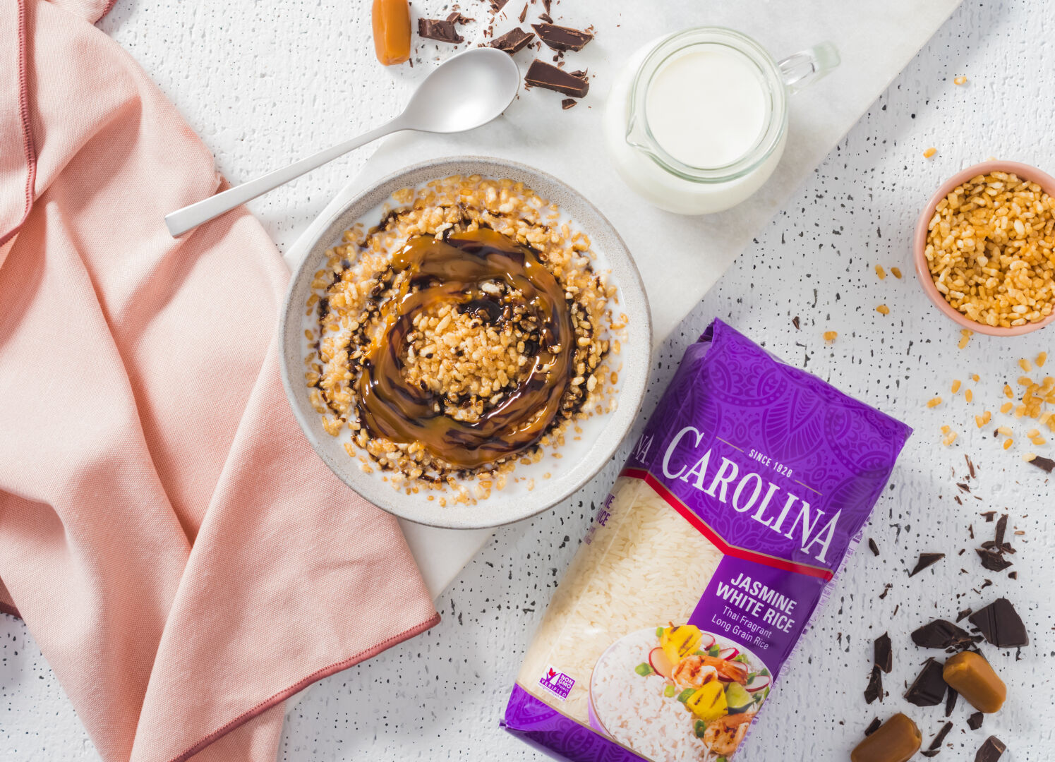 Cereal de arroz inflado con sabor a churros