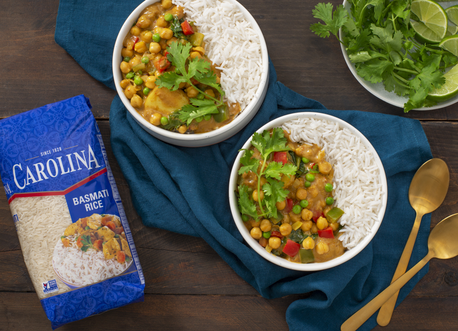 chickpea curry recipe with basmati rice