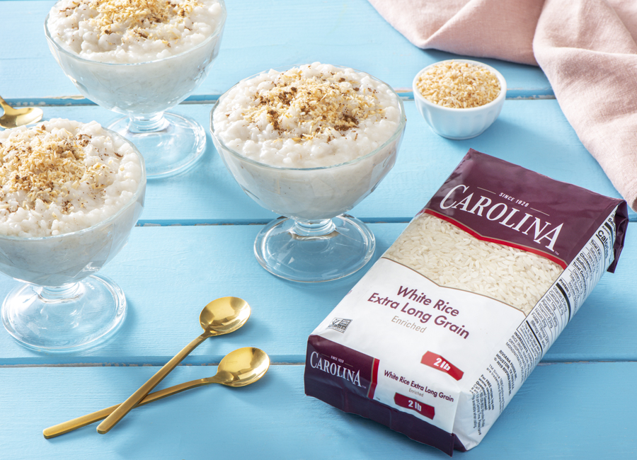 Coconut Flavored Rice Pudding